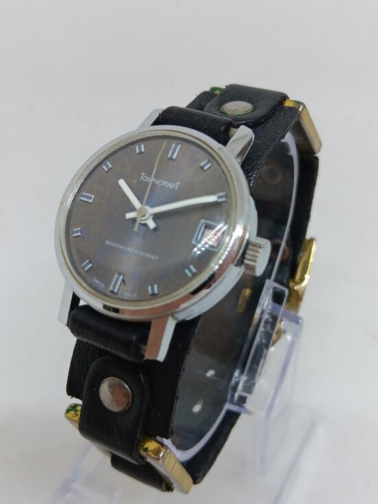 VINTAGE 1970s TownCraft [JC Penney] Women\'s 29mm Manual Wind Swiss Watch *READ* main image 5